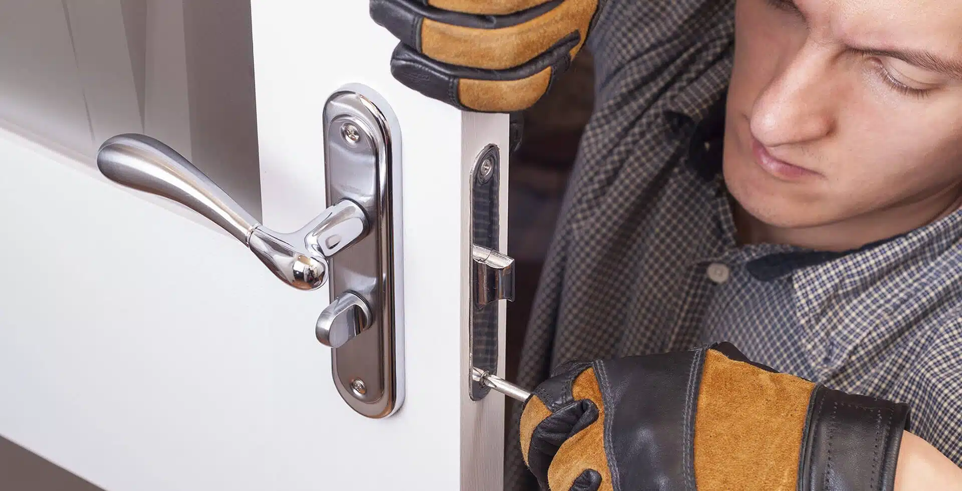 Smart door lock with handle | Run Local Lock and Key